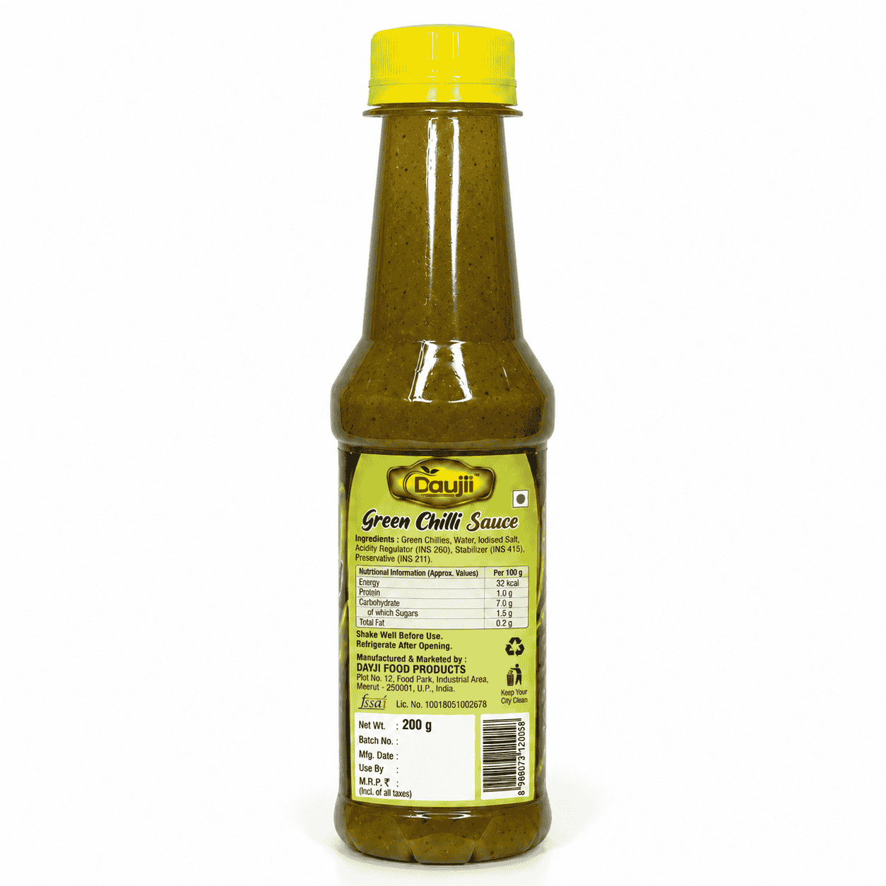 Green Chili Sauce 200 GM thumbnail 4
